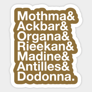 Ampersand Alliance (List Only) Sticker
